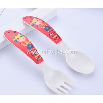 Colorful Plastic Kiddy Cutlery Spoon Set